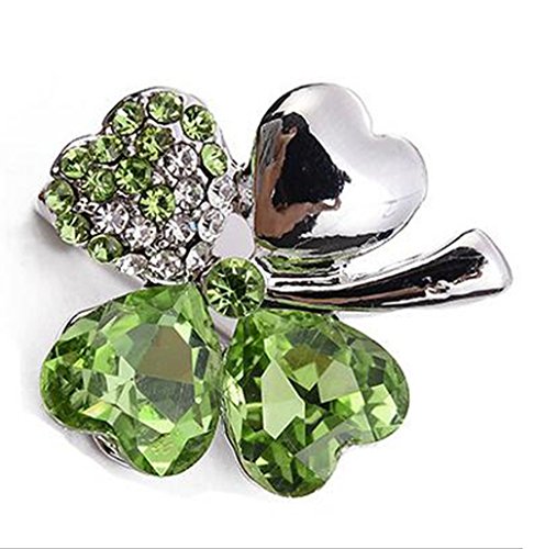 Ruikey 1 PCS Broche Elegante Diseño Trébol