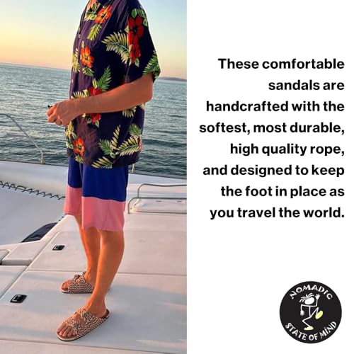 Global Nomad Rope Sandals, Handmade Shoes, Non-Slip Sole, Sustainable & Vegan, Lightweight & Adjustable, Men Women Unisex4