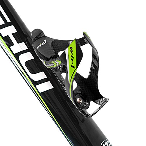 Wiel Full Carbon Fiber Bicycle Bike Light Drink Water Bottle Cage Holder #TOP5
