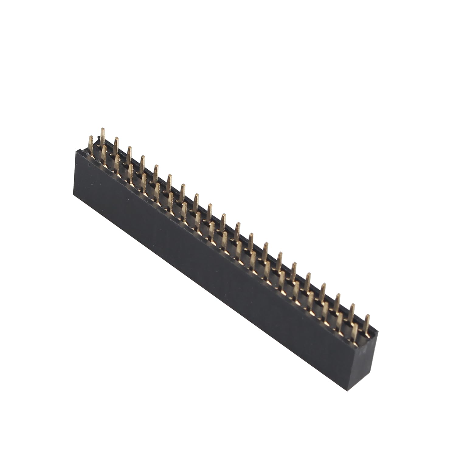 ZDE 6PCS 2x20 40 Pin Stacking Female Header 2.54mm Pitch Dual Row Short Pin Headers Connector for Raspberry Pi Arduino PCB Breadboard