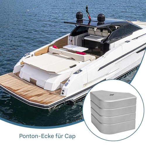 Capuchons d'angle en aluminium Pontoon contre les risques de blessure des bords