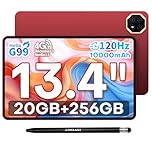 TECLAST T65PLUS Helio G99 Tablet 13.4 Pollici, 2.2GHz Octa-Core 120Hz Tablet Android 15, 20GB RAM+256GB ROM(TF 8TB), Doppio SIM 4G LTE + 5G WiFi, 10000mAh/18W, Gemini AI/Widevine L1/GPS/13MP/OTG, 2026