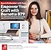 Bernette B79 Sewing Embroidery Machine Combo | Touchscreen LCD Display | Includes $500 Embroidery Kit with Designs Thread Hoops Tools | Quilting Presser Feet Bobbins Needle Threader LED Light