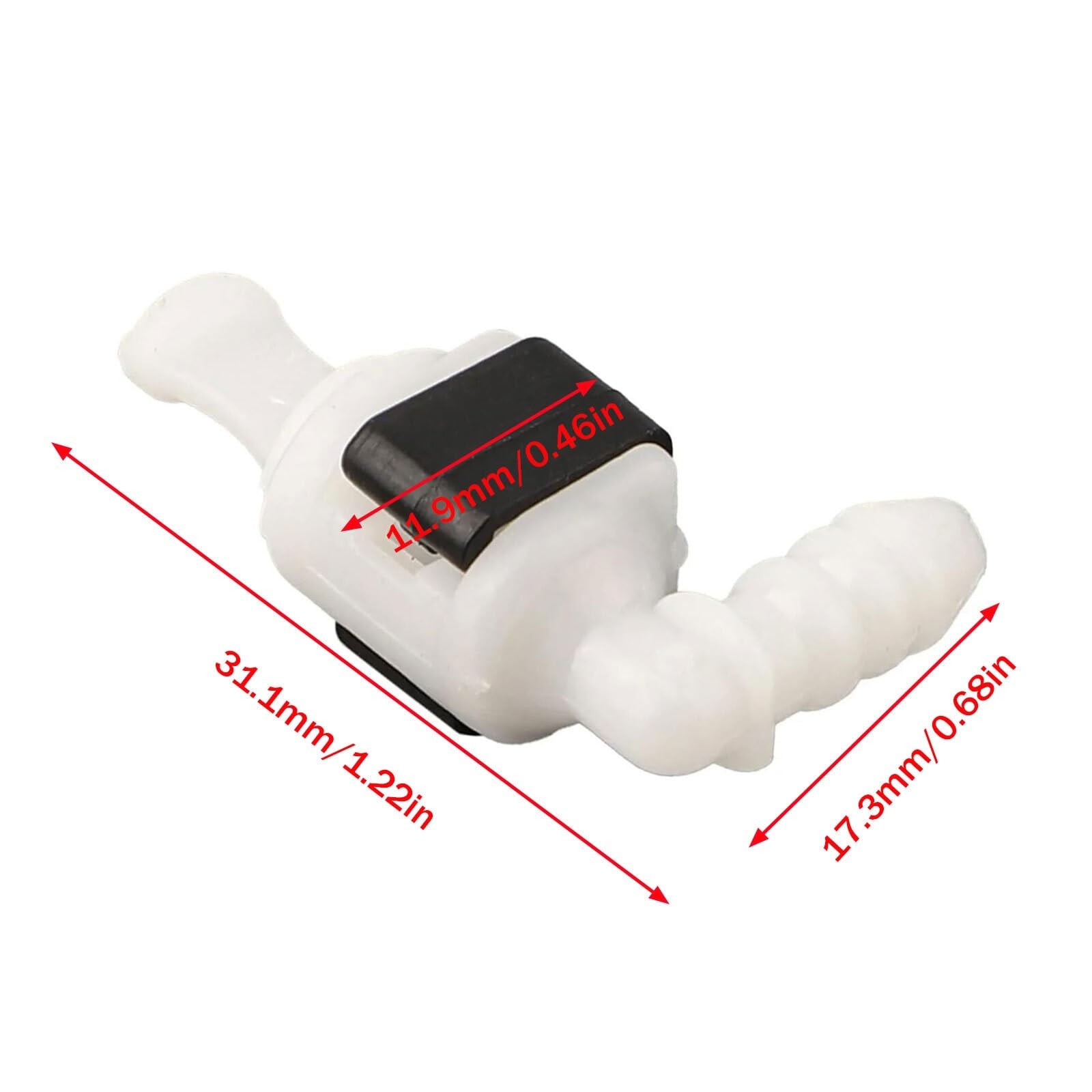 Lavavetri Anteriori Pompa Lavavetri Adatto per VW Polo Golf Passat Caddy Jetta Tiguan 3B0955665C Connettore di accoppiamento per getto della pompa lavavetri per auto Pompa acqua lavaggio