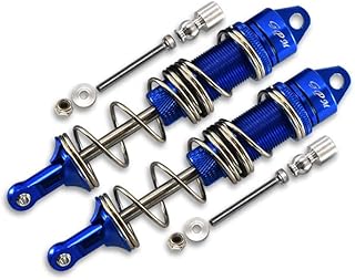 10 pc Set Aluminum Front Double Section Spring Dampers ARRMA 1/8 Kraton/Outcast/Notorious 6S BLX by GPM (Blue)