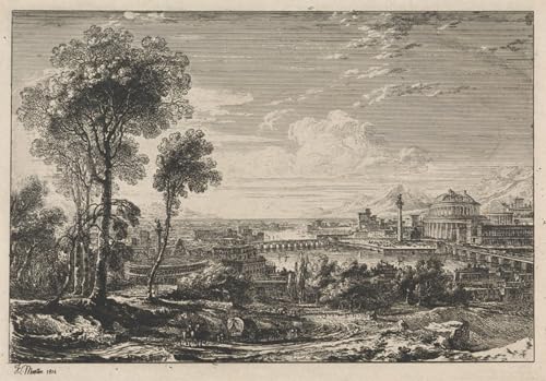 Impression une classique de John Martin : affiche vintage pour grand salon