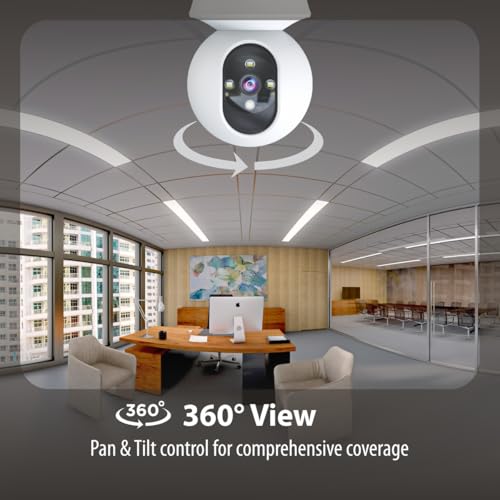 CP PLUS 3MP Smart Wi-Fi CCTV Camera for Home with 360° Pan & Tilt | View & Talk | Smart Detection Suite | Night Vision 30 Mtr | Cloud Recording | CTC Cyber Secure Tech | EZ-P34Q 5 51TCI4K0p6L