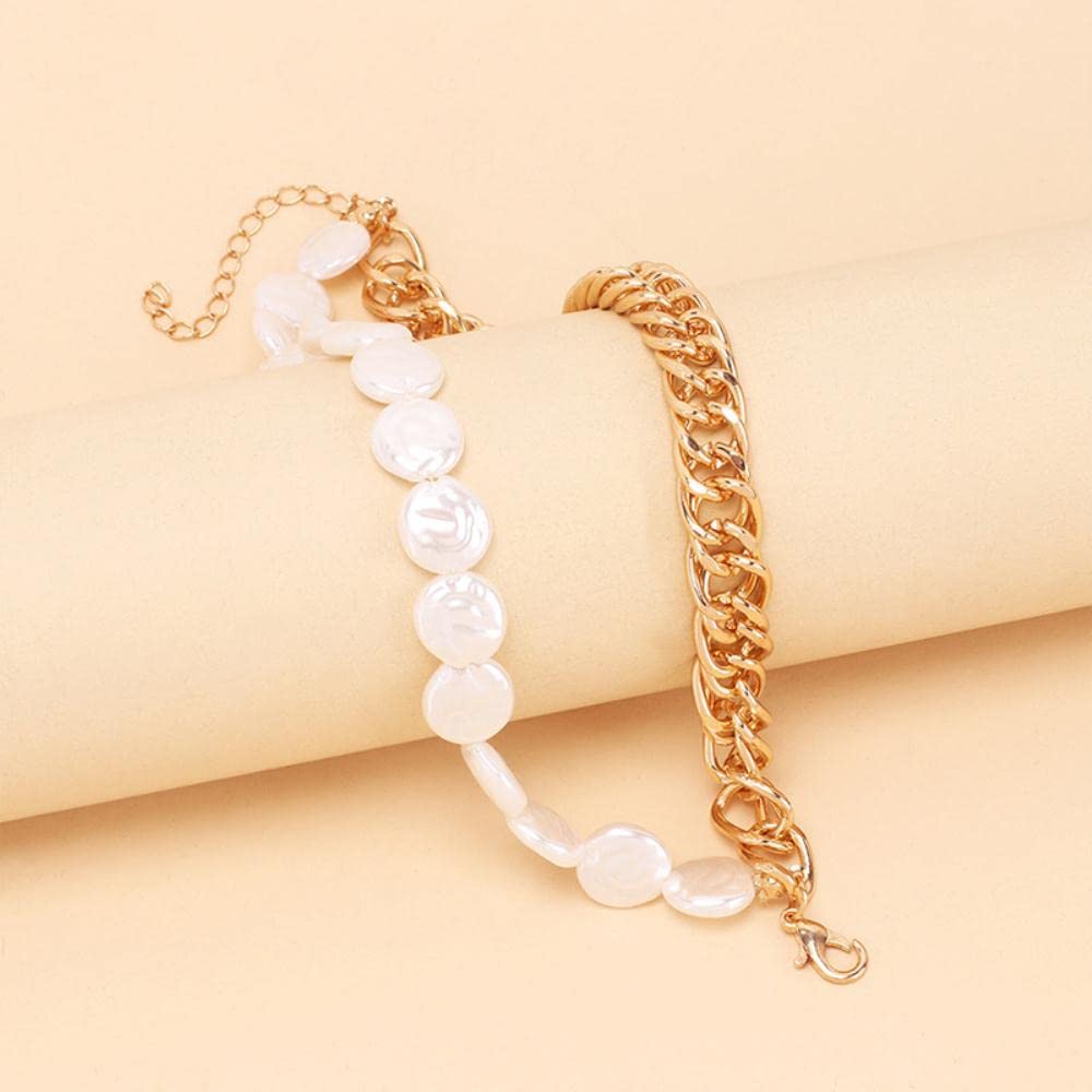 Cavigliere Bracciali Cavigliera da spiaggia con perle multistrato Accessori per caviglie da donna Calzature