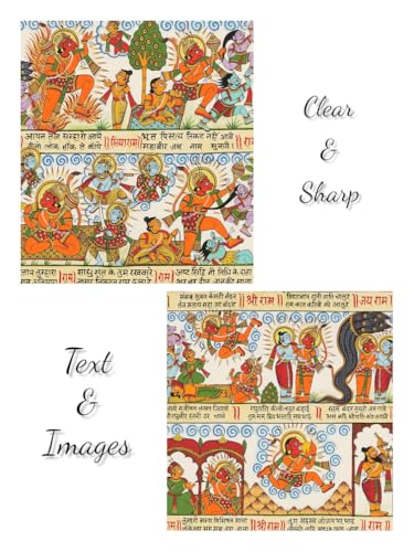 Image of Tushaco Handicrafts Hanuman Chalisa Phad Painting Canvas Painting Scroll (Design 1) Wall Painting, Home Decor, Wall Art, Decoration- 34Inches x 24Inches