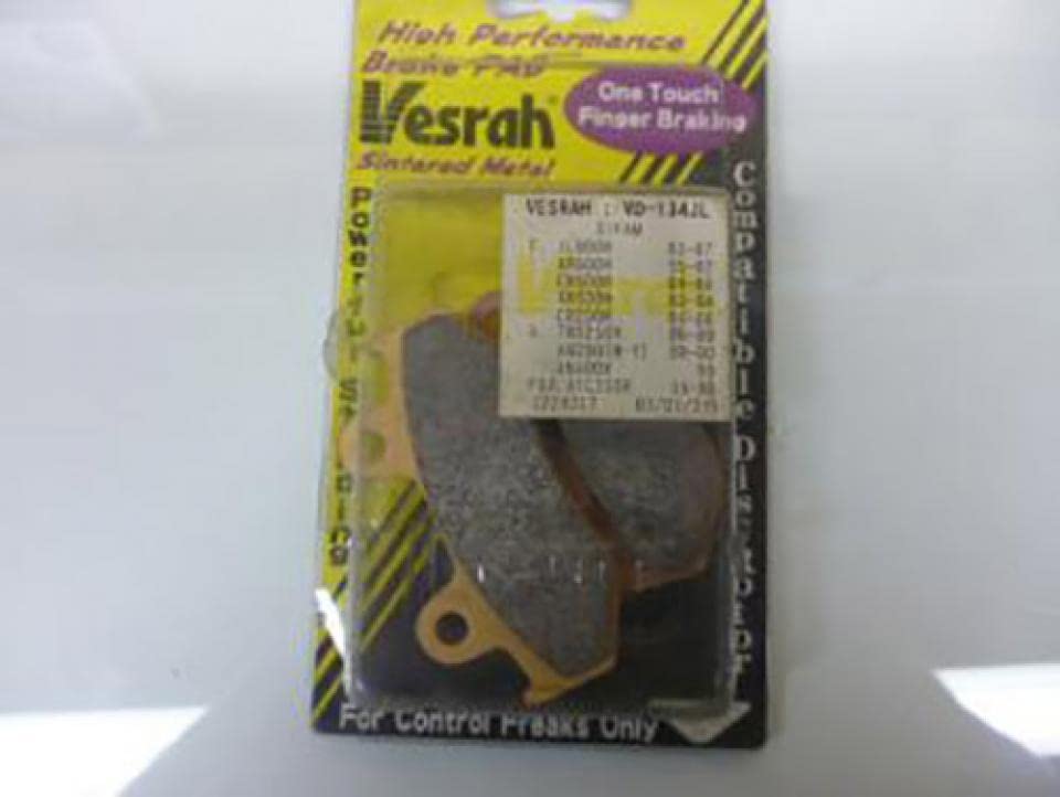 Plaquette de frein Vesrah AR pour résoudre les pertes de freinage sur Yamaha 450 Yfz S