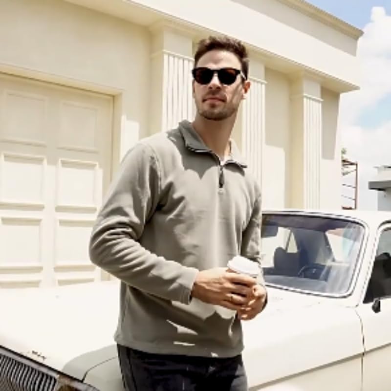 Men's Quarter Zip Pullover Sweatshirt, Casual Polar Fleece Long Sleeve Mock Neck Fall Winter Warm Jacket - Image 3