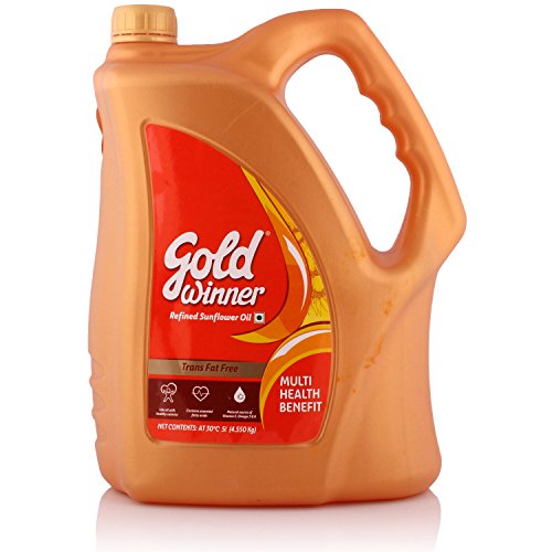Gold Winner Refined Sunflower Oil, 5l
Gold Winner Refined Sunflower Oil, 5l