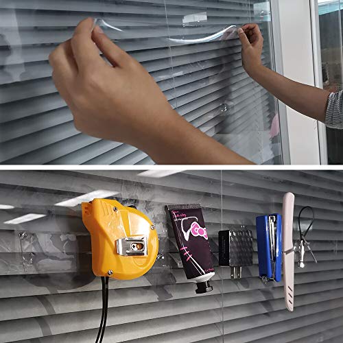 Ajcoflt Rolo de fita nano Fita adesiva frente e verso de 3,3 pés Fita nano lavável e sem rastro Fita