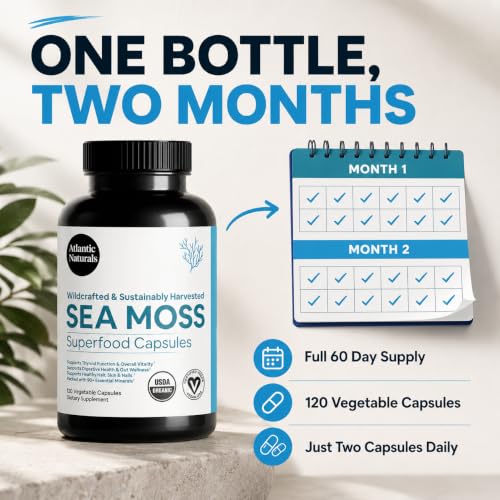 Atlantic Naturals Irish Sea Moss Capsules