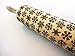 SNOWFLAKES Embossing Rolling Pin Laser Engraved Dough Roller for Christmas Gingerbread