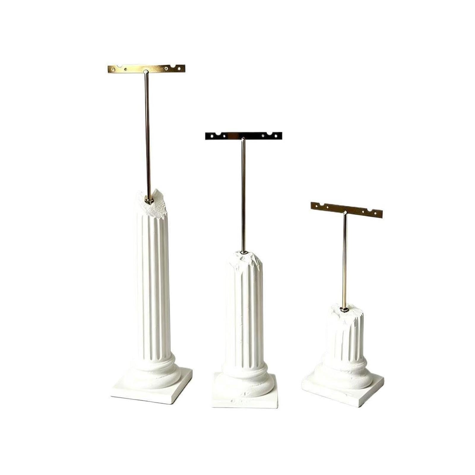 Organizzatore Set di espositori for Orecchini con Colonna Romana in Gesso da 3 Pezzi