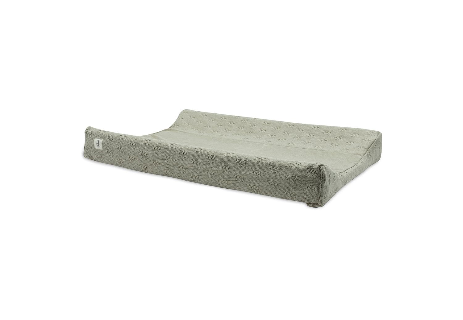 Jollein - Coprimaterasso fasciatoio 50 x 70 cm, grana Knit Olive Green