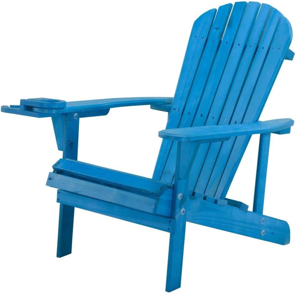 W Unlimited SW2101SB-CHET Set Adirondack Chairs, Sky Blue
