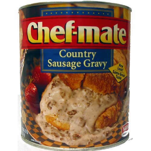 Chef-mate Country Sausage Gravy - 105 oz. - CASE PACK OF 4
