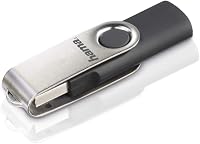 Hama 128GB USB 2.0 Pendrive 15MB/s Fém Kulcstartó Ezüst - 128 GB, 15MB/s data speed 1