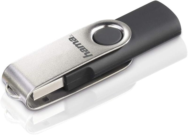 Hama 128GB USB 2.0 Pendrive 15MB/s Fém Kulcstartó Ezüst - 128 GB, 15MB/s data speed