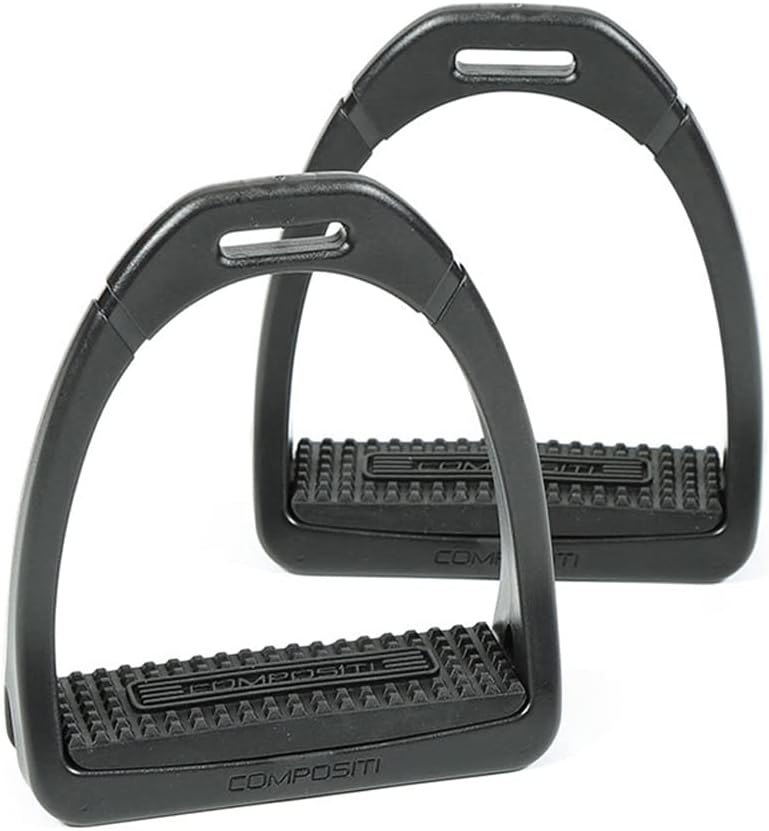COMPOSITI Women's Premium Profile Lightweight Extremely Strong Horse Riding Polymer Stirrups
