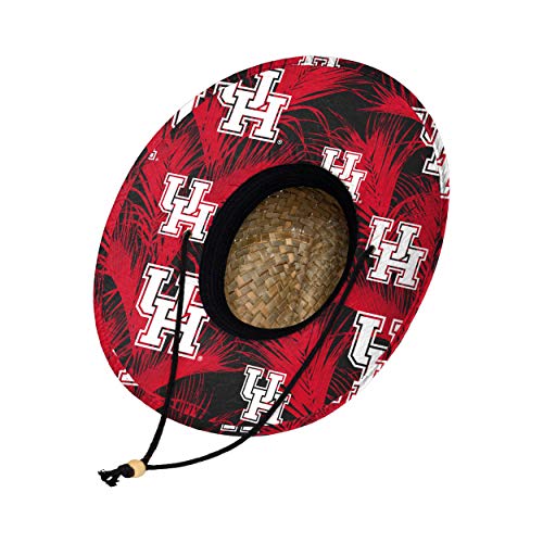 Image of FOCO Men's NCAA College Team Logo Floral Straw Sun Hat