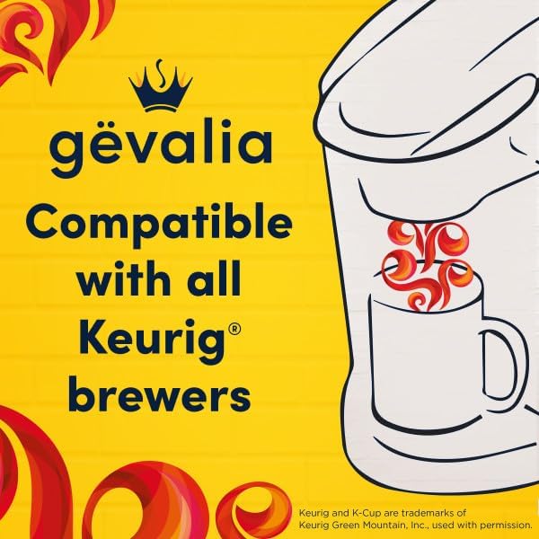 Gevalia House Blend Medium Roast Single Serve Coffee Pods - Smooth & Balanced with Caramel and Citrus Notes - 10 Count (Pack of 2) image 4