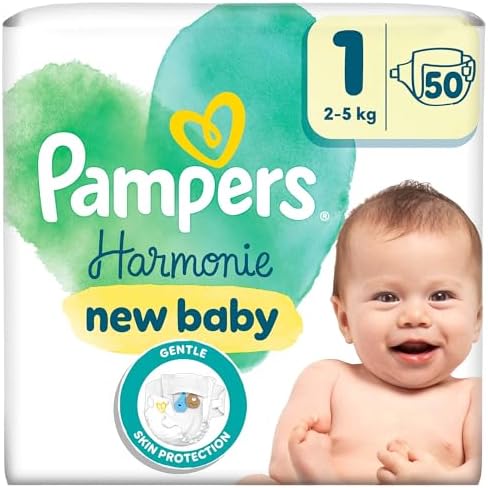 Pampers Prima Harmonie Bebek Bezi İkiz Paket 1 Beden 50 Adet - Görsel 1