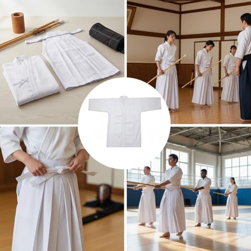 Tenue d'arts martiaux confortable pour Hakama de Samouraï Kendo