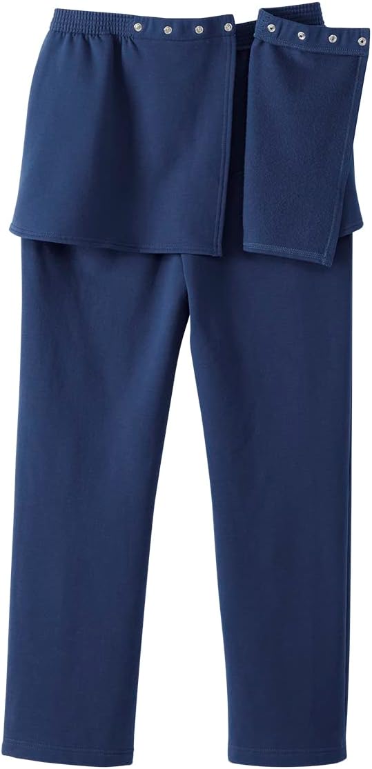 Silvert's Adaptive Clothing & Footwear Women’s Petite Open Back Fleece Pant - Image 2
