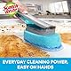 Scotch-Brite Non-Scratch Advanced Soap Control Dishwand Kit, Includes 1 Wand & 5 Refill Pads, Control Soap with A Button, Keep Your Hands Out of Dirty Water