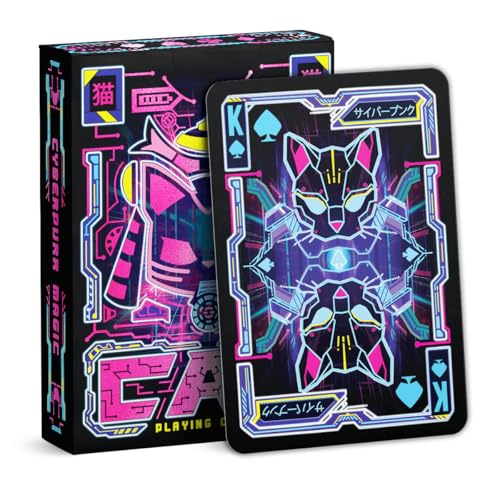 99FOX Cat Playing Cards for Adults Teens Men Friends Family Games Cool Deck