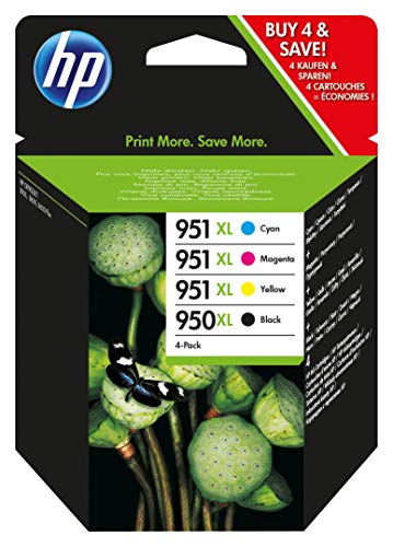 HP 950XL/951XL Original Ink Cartridges Black/Cyan/Magenta/Yellow Bundle [BUNDLE]