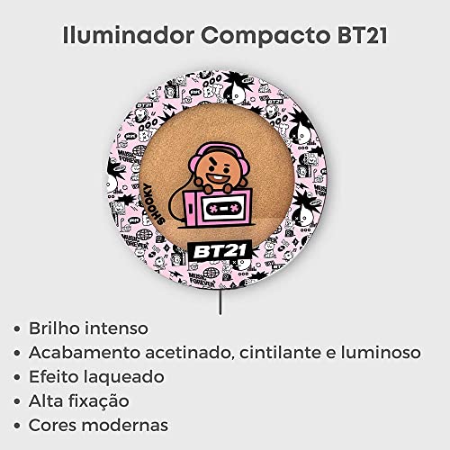 Iluminador Compacto - Shooky Golden Dreams - BT21