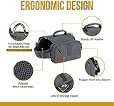 OneTigris Dog Pack for Hiking Camping Travelling,Dog Backpack for Hiking Nylon Dog Harness Backpack with Side Pockets for Medium and Small Dogs - Image 2