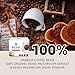 GANOHERB Reishi Mushroom Coffee Mix, Organic Instant Ganoderma Cafe with 100% Natural Ganoderma Lucidum Lingzhi Black Coffee for Stress Relief Better Focus Immune Support, Mix Flavor No Sugar 25 Bag