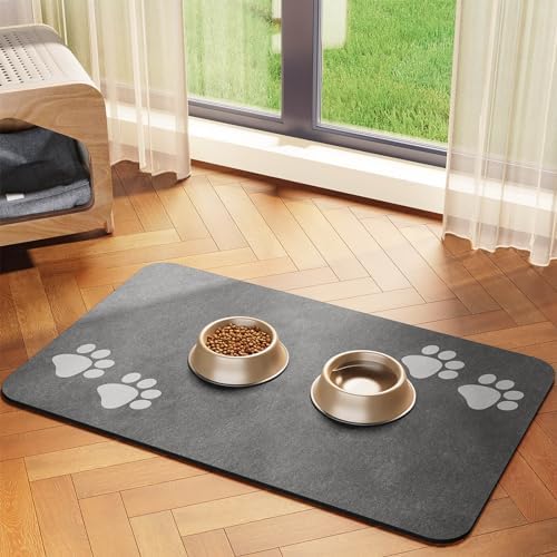 Cat & Dog Feeding Mat for Food and Water Bowl, AbsorbentNo