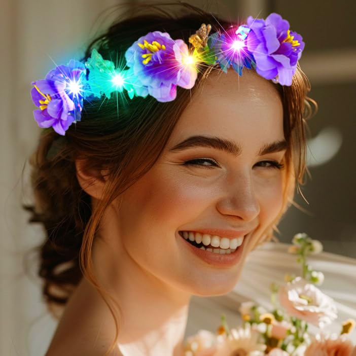 GANAZONO Bandeau Lumineux Avec Boule De Printemps Pour Fêtes