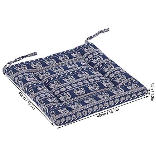 Coussin de sol avec attaches Ejoyous contre les chaises dures en coton et lin