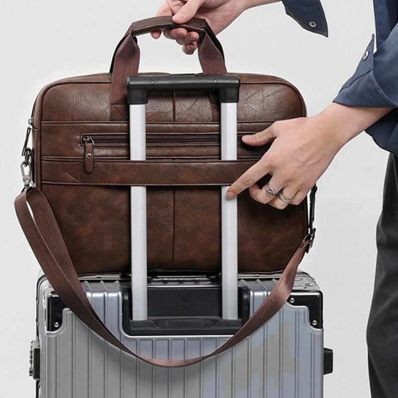 Men's Business Handbag Laptop Bag Crossbody Briefcase