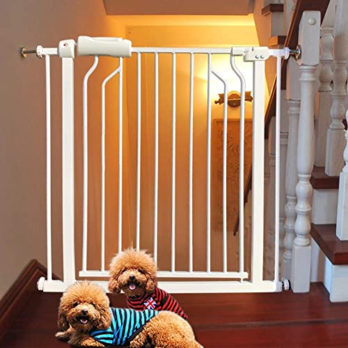 BOGDTF Puerta de Seguridad Extensible Extra Ancha y elevable para Mascotas, Valla de Seguridad Independiente, tamaño Personalizable