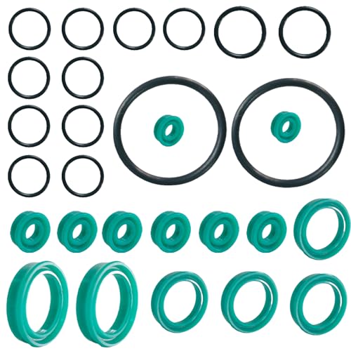 Image of Hydraulic Cylinder Seal Kit for Mercedes Benz SL R129 1990-2001 | Log Splitter Parts Hydraulic Rebuild Kit, 1298001672, 1298001772