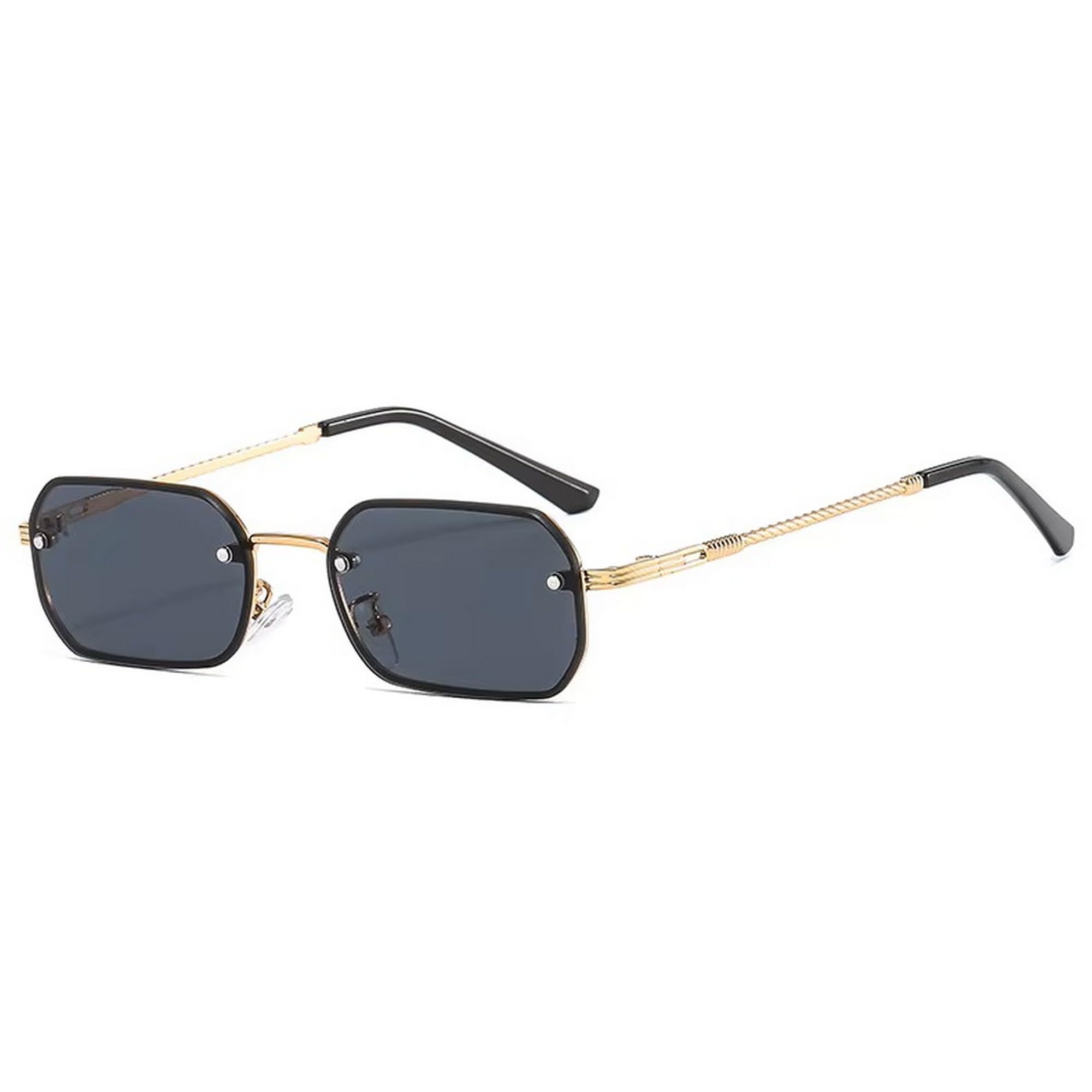 UV Protected Rectangular Sunglasses for Men and Women-image-20