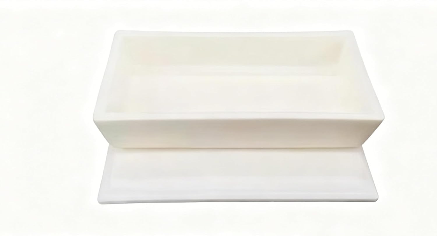 99% Alumina Ceramic Boat with Lid, High-Temperature Lab Crucible Carrier, Porcelain Combustion Boat with Hole for Tube Furnace and Scientific Experiments (80ml（120 * 60 * 20mm）)