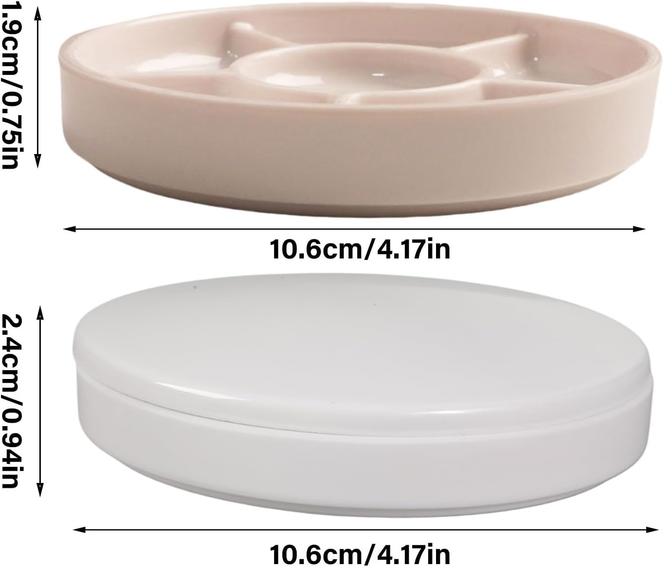 6 Wells Paint Tray Watercolor Oil Painting Container Mixing Tray for Artist Art Painting Leakproof Storage