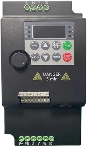 220V 380V VFD Variable Frecuencia Drive Inversor 0.751.52.23.745.5KW Control Vector Variador Regulador de Velocidad (0.75KW 220V 1PH-3PH)