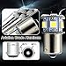 Ruiandsion 1156 Light Bulb 2pcs 6V 1156 BA15S LED Bulb RV Light White 5050 12SMD for Back Up Reverse Turn Signal Tail Lights,Non-polarity