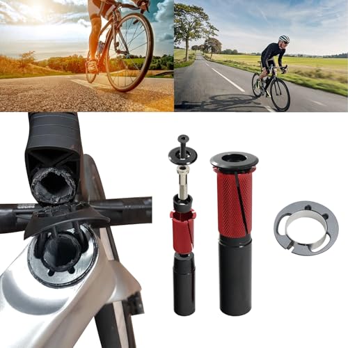 Fourche VTT compresseur d'expansion en carbone pour jeu de direction précis