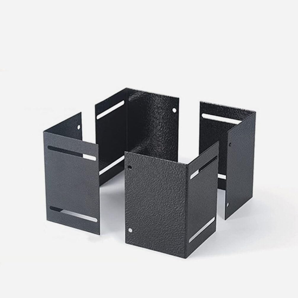 2sets Mailbox Post Protector Deck Post Base Cover for Fence and Deck Installation